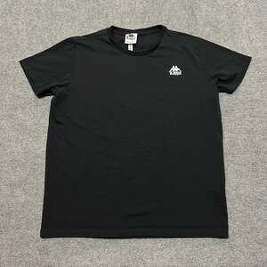 Kappa Black T-Shirt Mens XL Logo Short Sleeve Cotton